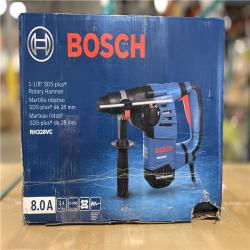 NEW! - Bosch 8 Amp 1-1/8 in. Corded Variable Speed SDS-Plus Concrete/Masonry Rotary Hammer Drill with Depth Gauge and Carrying Case