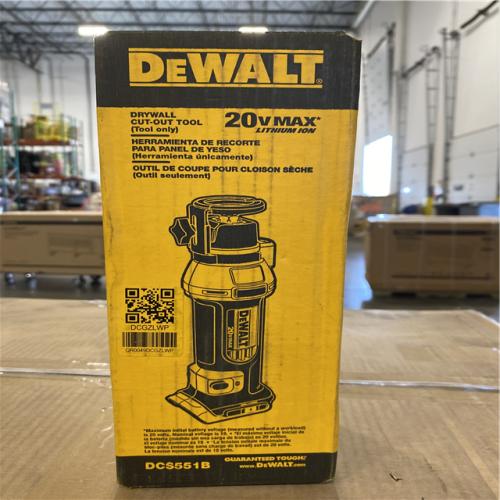 NEW! - DEWALT 20V MAX 1/4 in. and 1/8 in. Cordless Drywall Cut-Out Tool (Tool Only)