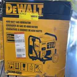 DALLAS LOCATION - DEWALT 4000-Watt Manual Start Gas-Powered Portable Generator with Premium Engine, Covered Outlets and CO Protect