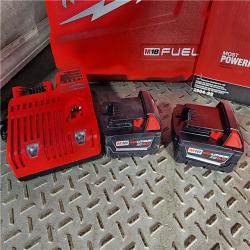 HOUSTON LOCATION - AS-IS Milwaukee 2904-22 Hammer Drill Driver Kit with Batteries  Charger & Tool Case  Red