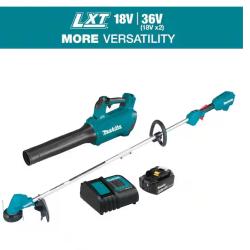 AS-IS - Makita LXT 18V 4.0 Ah Lithium-Ion (Leaf Blower/String Trimmer) Brushless Cordless Combo Kit (2-Piece)