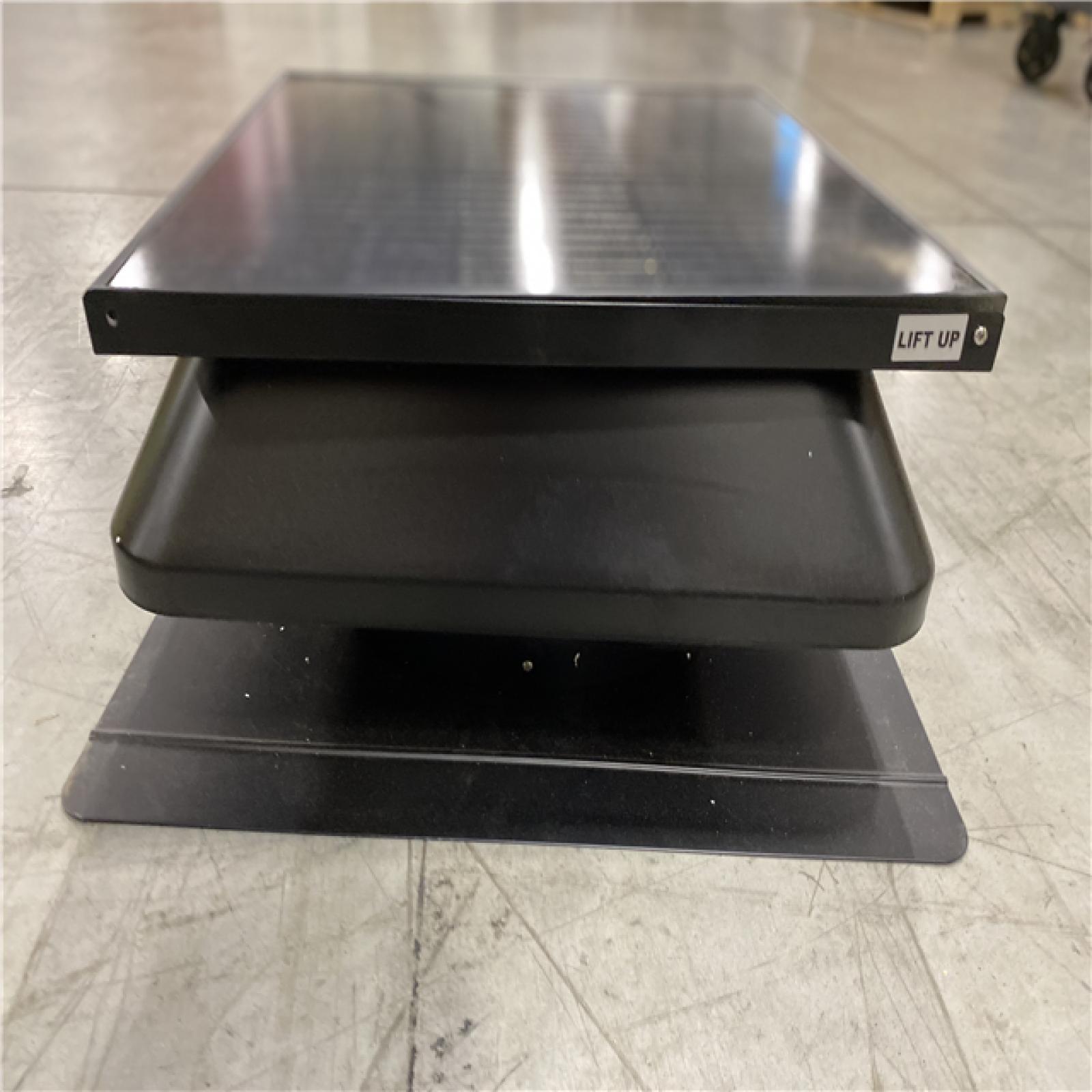 DALLAS LOCATION -  QuietCool 40-Watt Hybrid Solar/Electric Powered Roof Mount Attic Fan with Included Inverter for Nighttime Cooling