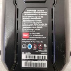 Phoenix Location NEW (2) Toro 60V MAX* Flex-Force 2.0Ah Lithium-Ion Battery