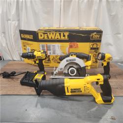 AS IS DEWALT 20V MAX 4 Tool Combo Kit