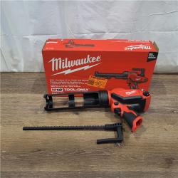 AS-IS Milwaukee 2441-20 M12 12V Cordless 10oz Caulk and  (Tool Only)