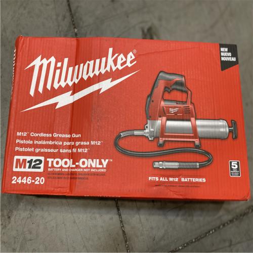 NEW! - Milwaukee M12 12V Lithium-Ion Cordless Grease Gun (Tool-Only)
