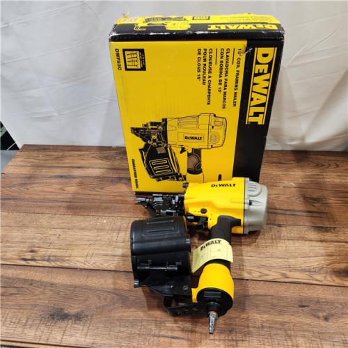 AS-IS DeWalt Pneumatic 15° Coil Framing Nailer