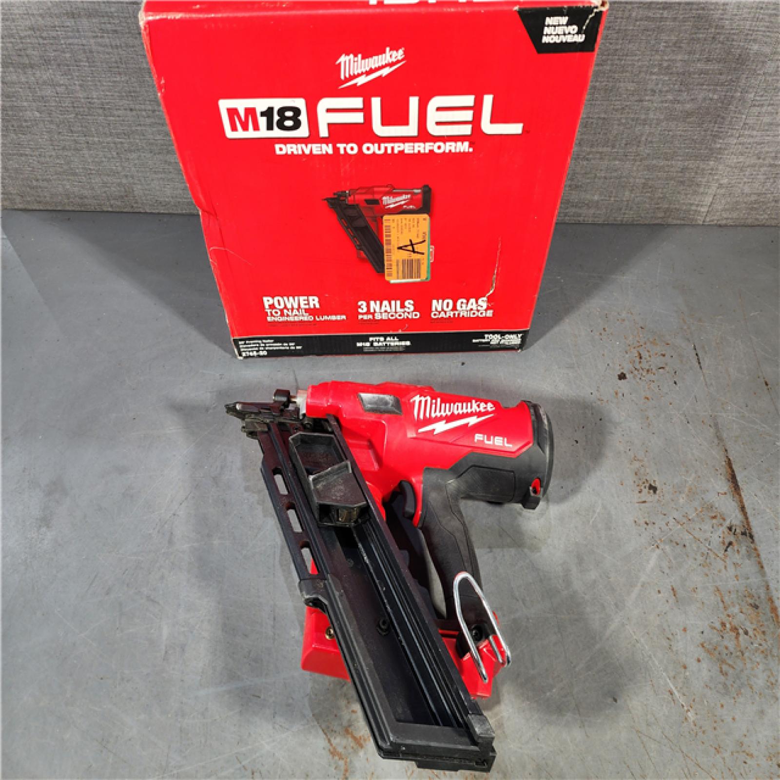 HOUSTON LOCATION - AS-IS M18 FUEL 3-1/2 in. 18-Volt 30-Degree Lithium-Ion Brushless Cordless Framing Nailer (Tool-Only)