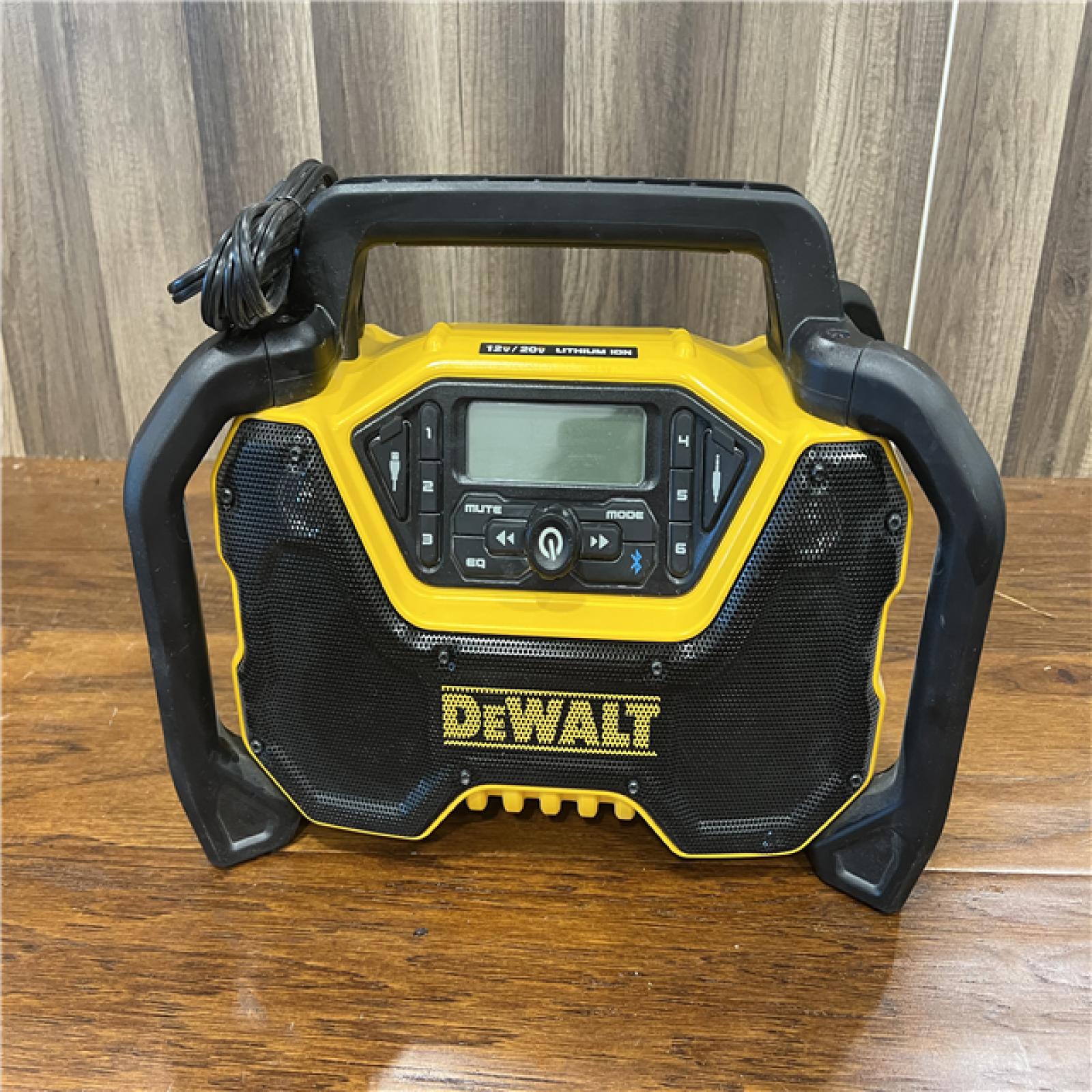 AS-IS DEWALT 20V MAX Compact Cordless Bluetooth Radio (Tool Only)