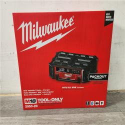 Phoenix Location NEW Milwaukee M18 Lithium-Ion Cordless PACKOUT Radio/Speaker with Built-In Charger