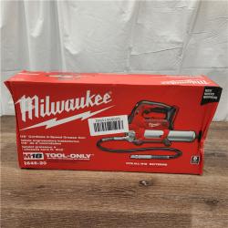 NEW!  Milwaukee Tool 10,000 PSI 14 Oz Battery-Operated Grease Gun - 48 Flexible Hose, 31 Strokes/oz | Part #2646-20