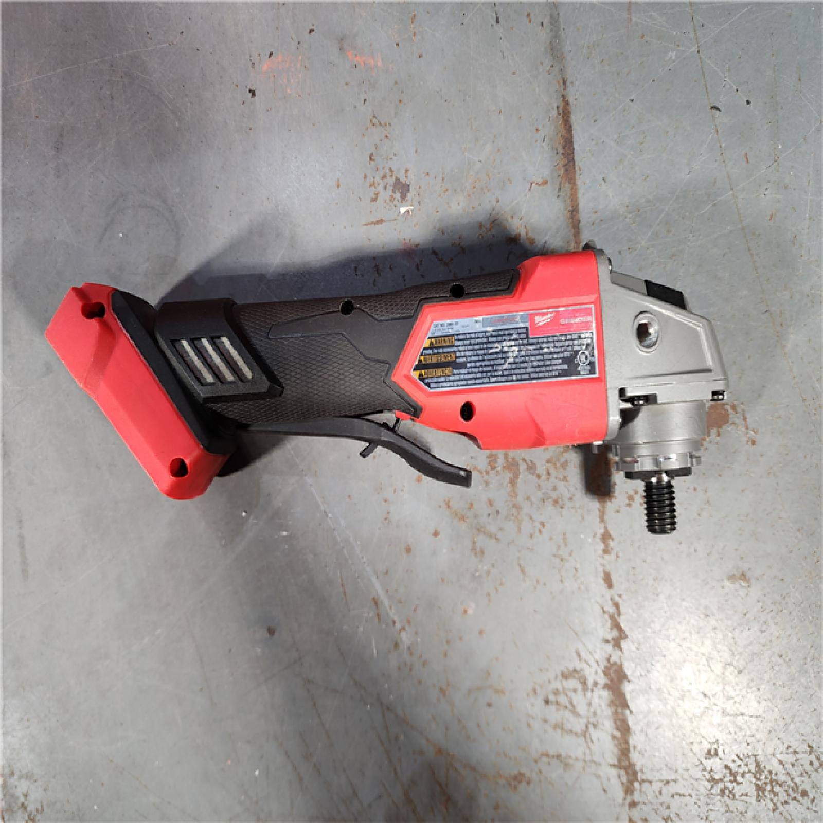 HOUSTON LOCATION - AS-IS Milwaukee M18 FUEL 4-1/2-6 Braking Grinder, Paddle Switch (TOOL ONLY)