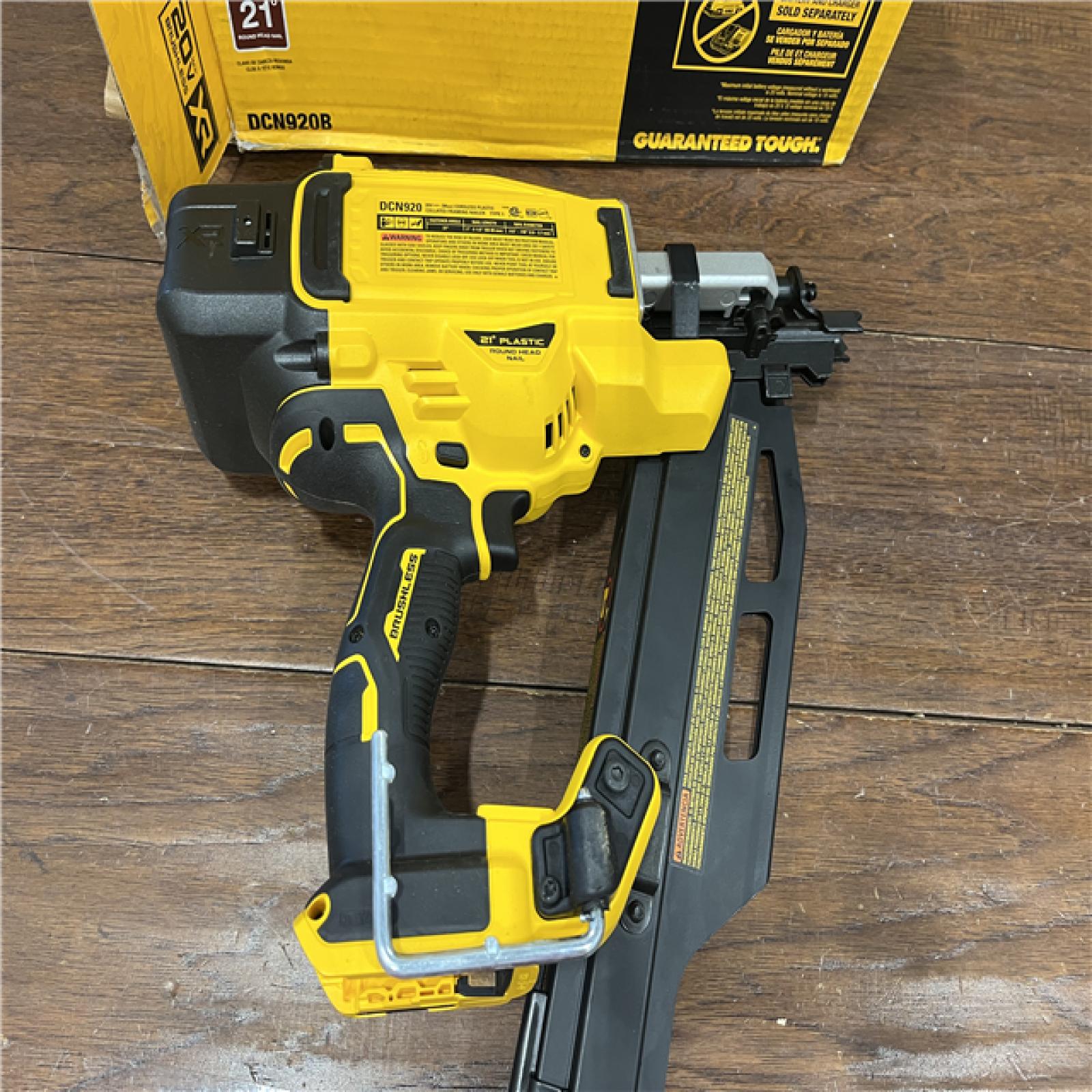 AS-ISDEWALT 20-Volt 21Â° Cordless Framing Nailer (Tool-Only)