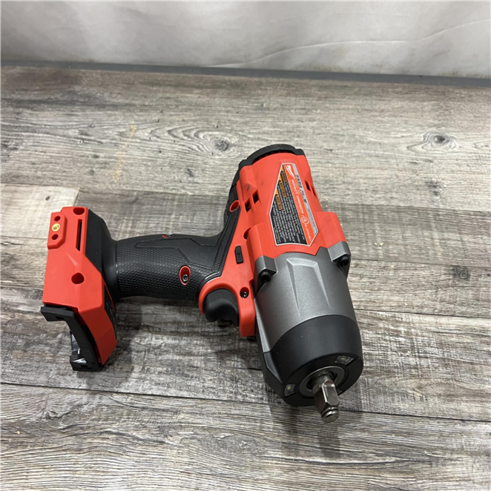 AS-IS Milwaukee M18 FUEL 18V Lithium-Ion Brushless Cordless 1/2 in. Impact Wrench with Friction Ring (Tool-Only)