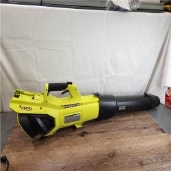 AS-IS RYOBI 40V HP Brushless Cordless 190 MPH 730 CFM Jet Fan Leaf Blower Kit