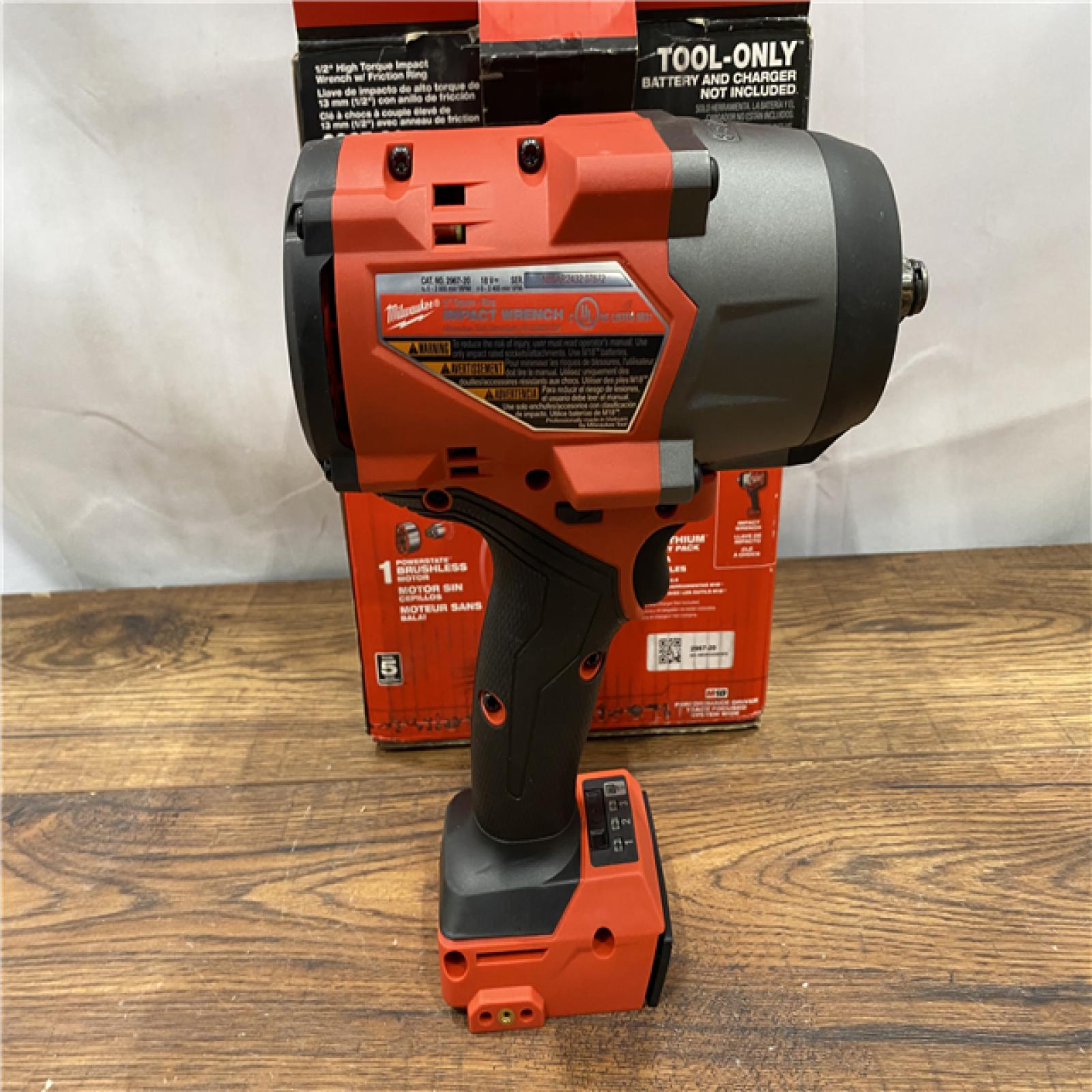 AS IS Milwaukee M18 FUEL 18V Lithium-Ion Brushless Cordless 1/2 in. Impact Wrench with Friction Ring (Tool-Only)