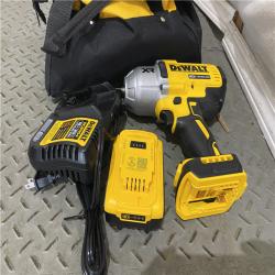 Houston location AS-IS DEWALT 20V MAX* XR 1/2  High Torque Impact Wrench with Hog Ring Anvil