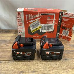 AS IS M18 18-Volt Lithium-Ion XC Starter Kit with Two 5.0Ah Batteries and Charger