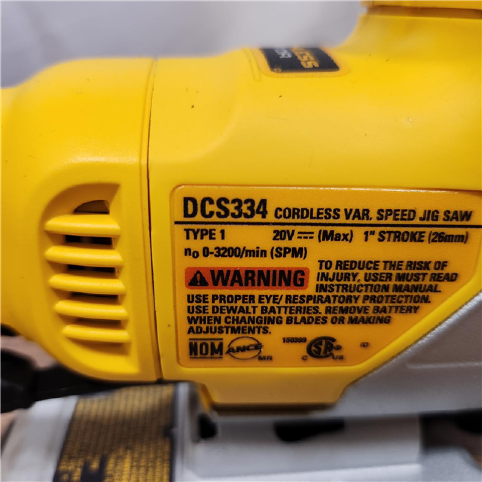 AS-IS 20V MAX XR Cordless Brushless Jigsaw (Tool Only)