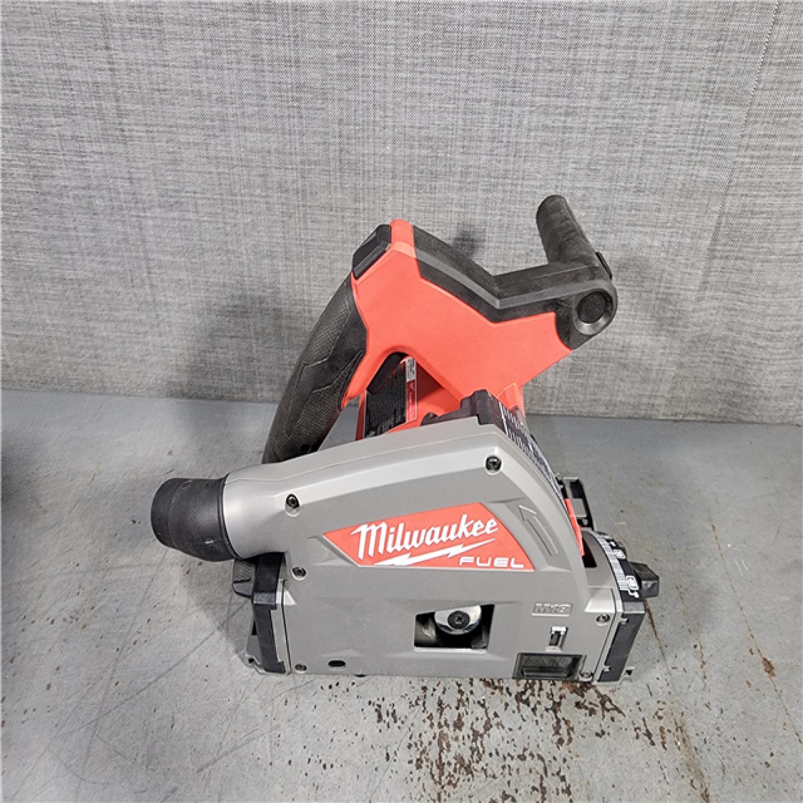 HOUSTON LOCATION - AS-IS Milwaukee M18 FUEL 18V Lithium-Ion Cordless Brushless 6-1/2 in. Plunge Cut Track Saw (Tool-Only)