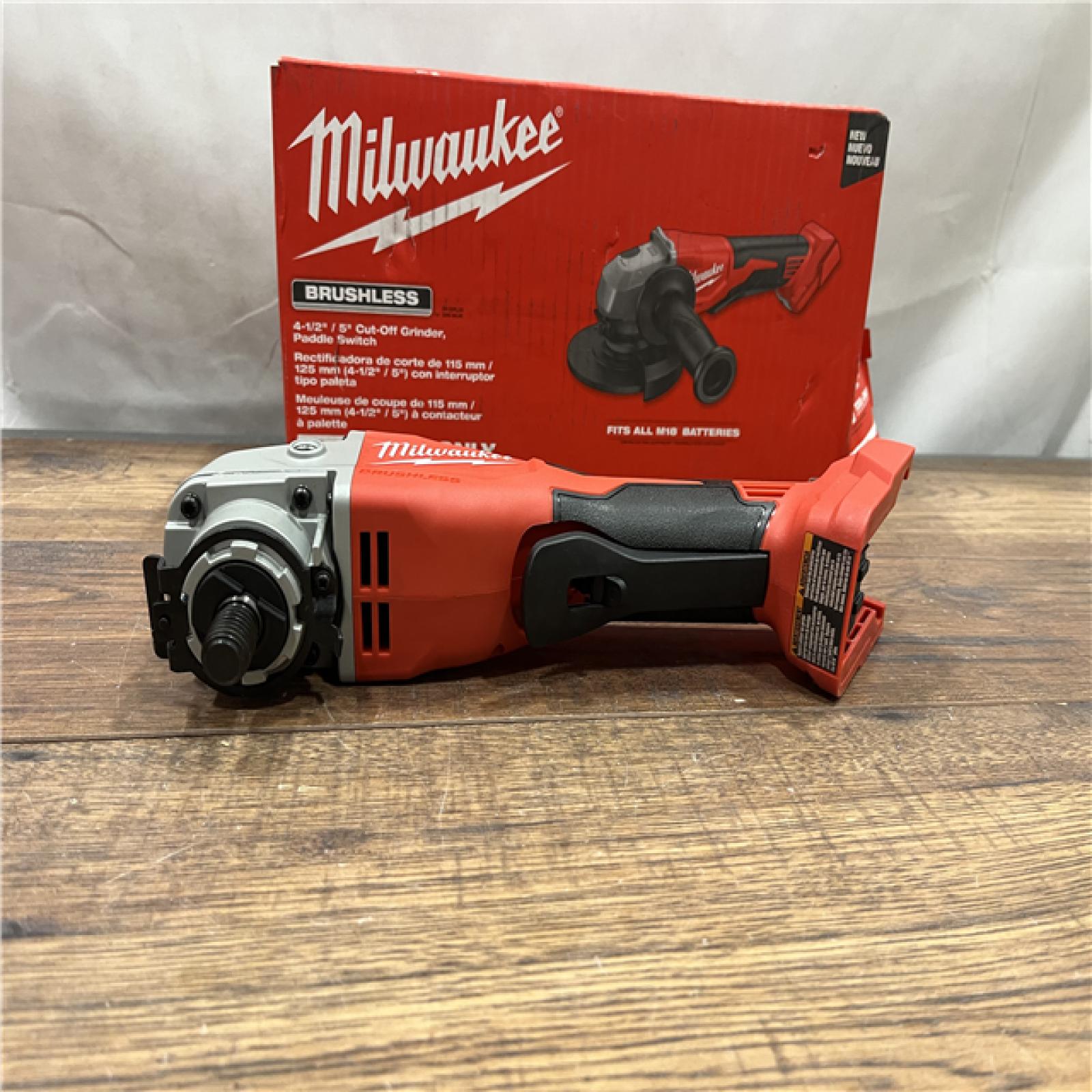 AS-IS Milwaukee 2686-20 18V Cordless 4.5 /5  Grinder W/ Paddle Switch (Tool Only)