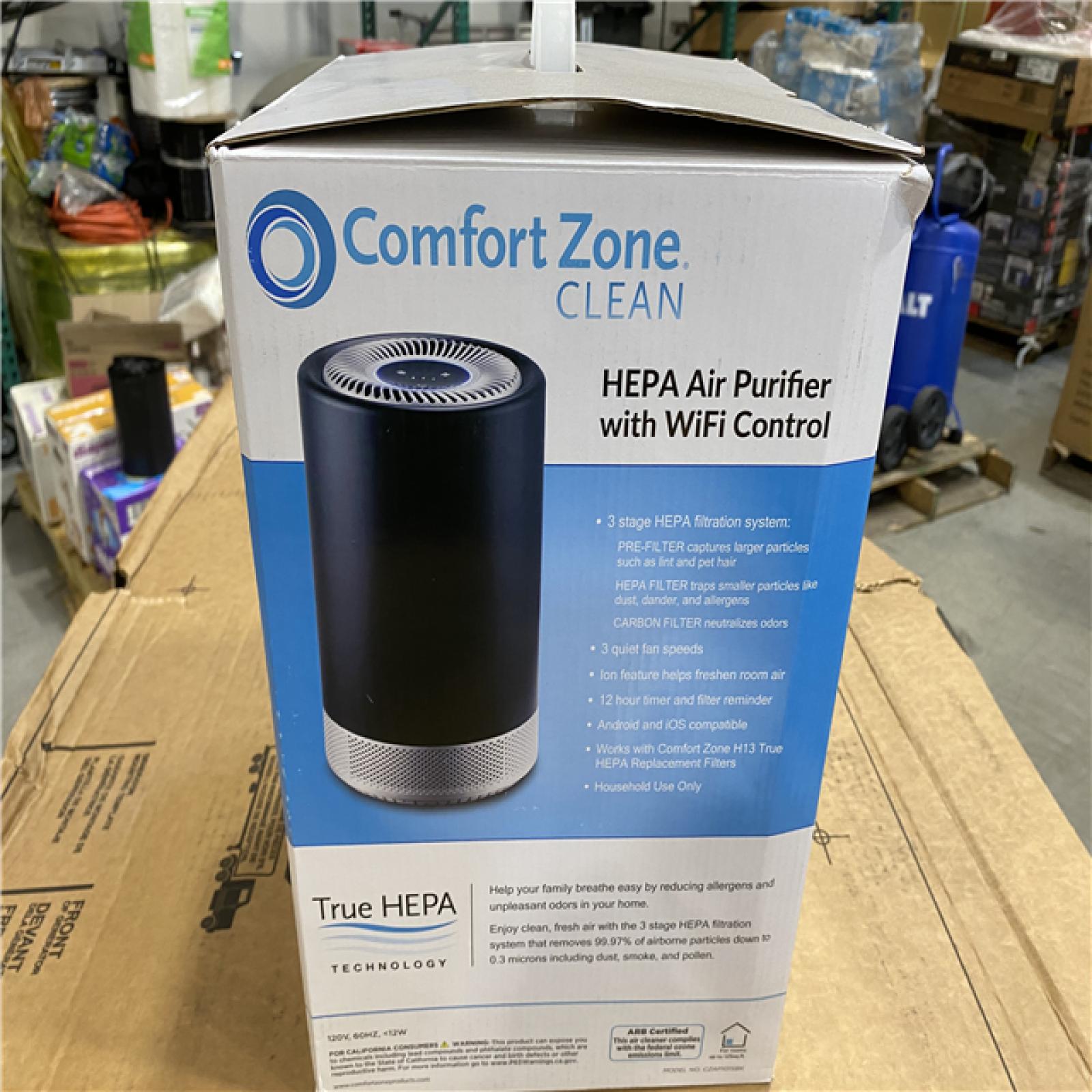 NEW! - Comfort Zone HEPA Air Purifier with WiFi Control