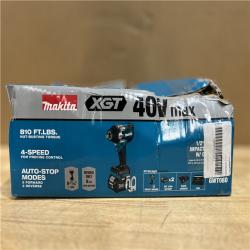 LIKE NEW! - Makita 40V max XGT Brushless Cordless 4-Speed Mid-Torque 1/2 in. Impact Wrench Kit w/Detent Anvil, 2.5Ah