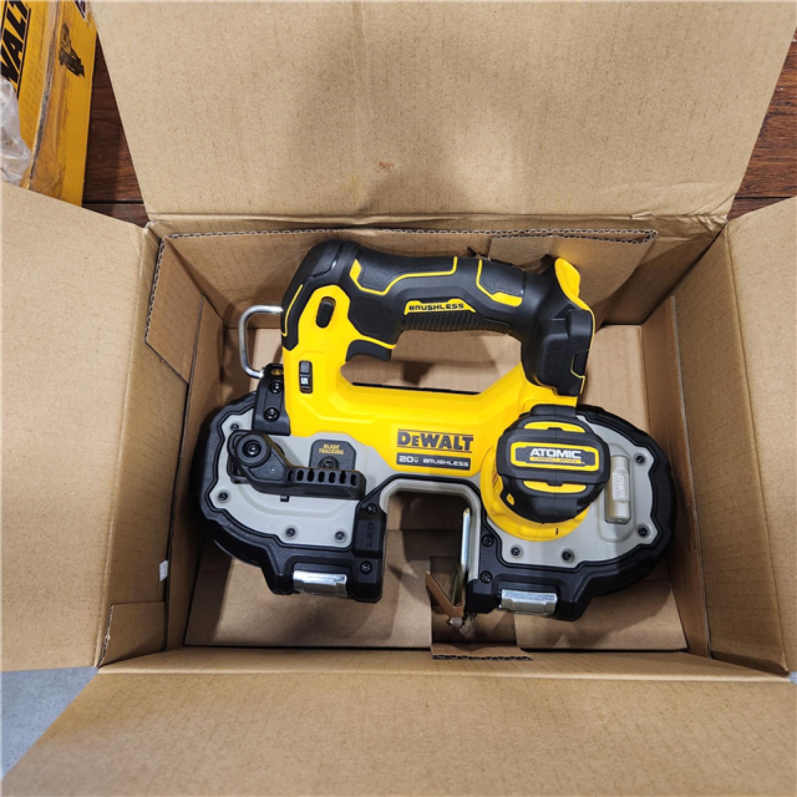 AS-IS Dewalt DCS377B 20V MAX ATOMIC Brushless Cordless 1-3/4  Compact Bandsaw