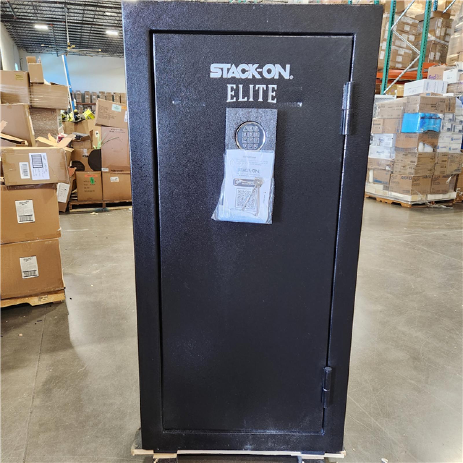 DALLAS LOCATION -  Stack-On Elite 30-Gun Fireproof Safe with Electronic Lock Gun Safe, Black