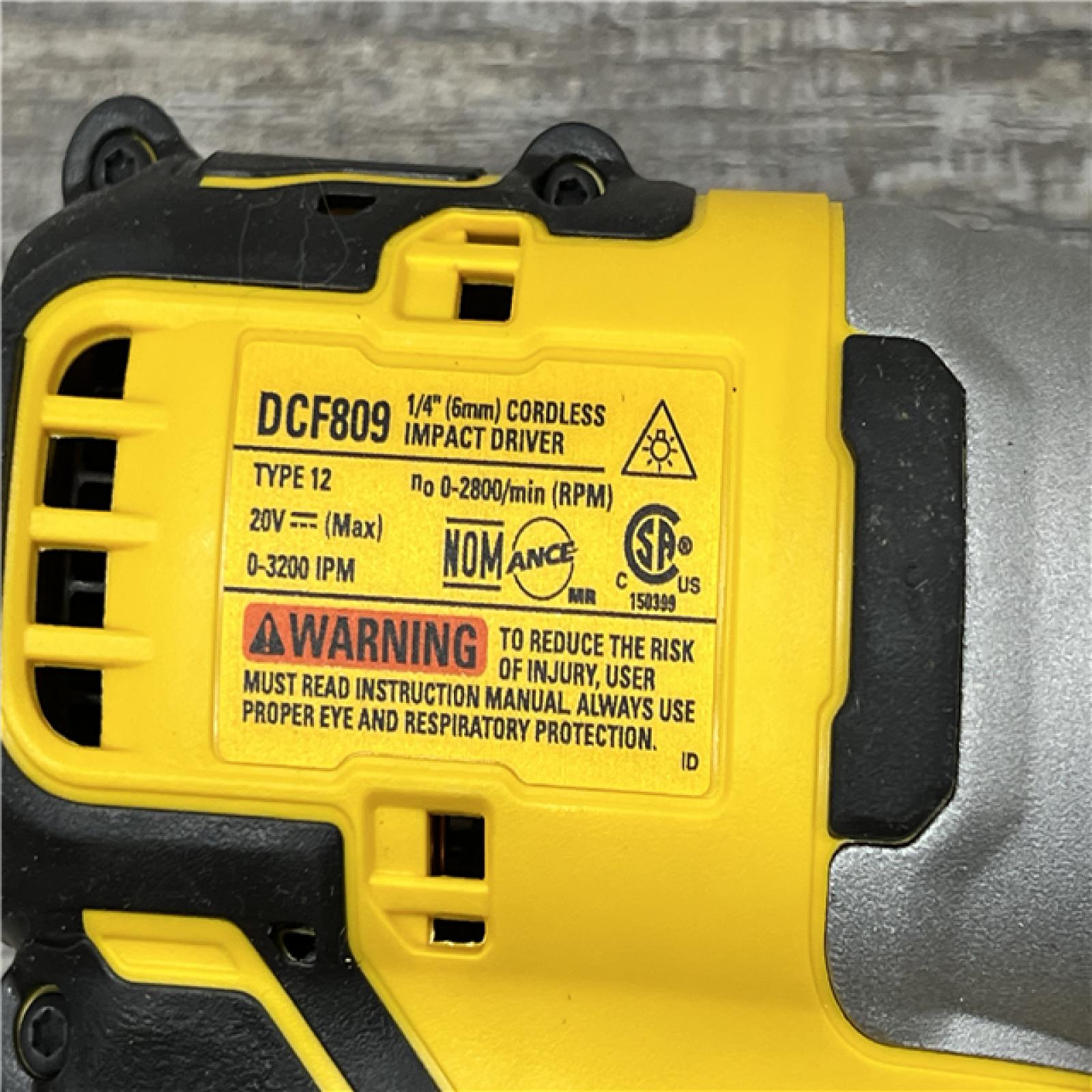 AS-IS Dewalt DCK225D2 20V MAX ATOMIC Brushless Compact Lithium-Ion 1/2 in. Cordless Drill Driver and 1/4 in. Impact Driver Combo Kit with 2 Batteries 2 Ah