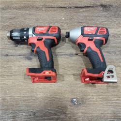 AS-IS Milwaukee M18 Brushed Cordless (2-Tool) Drill/Driver and Impact Driver Kit