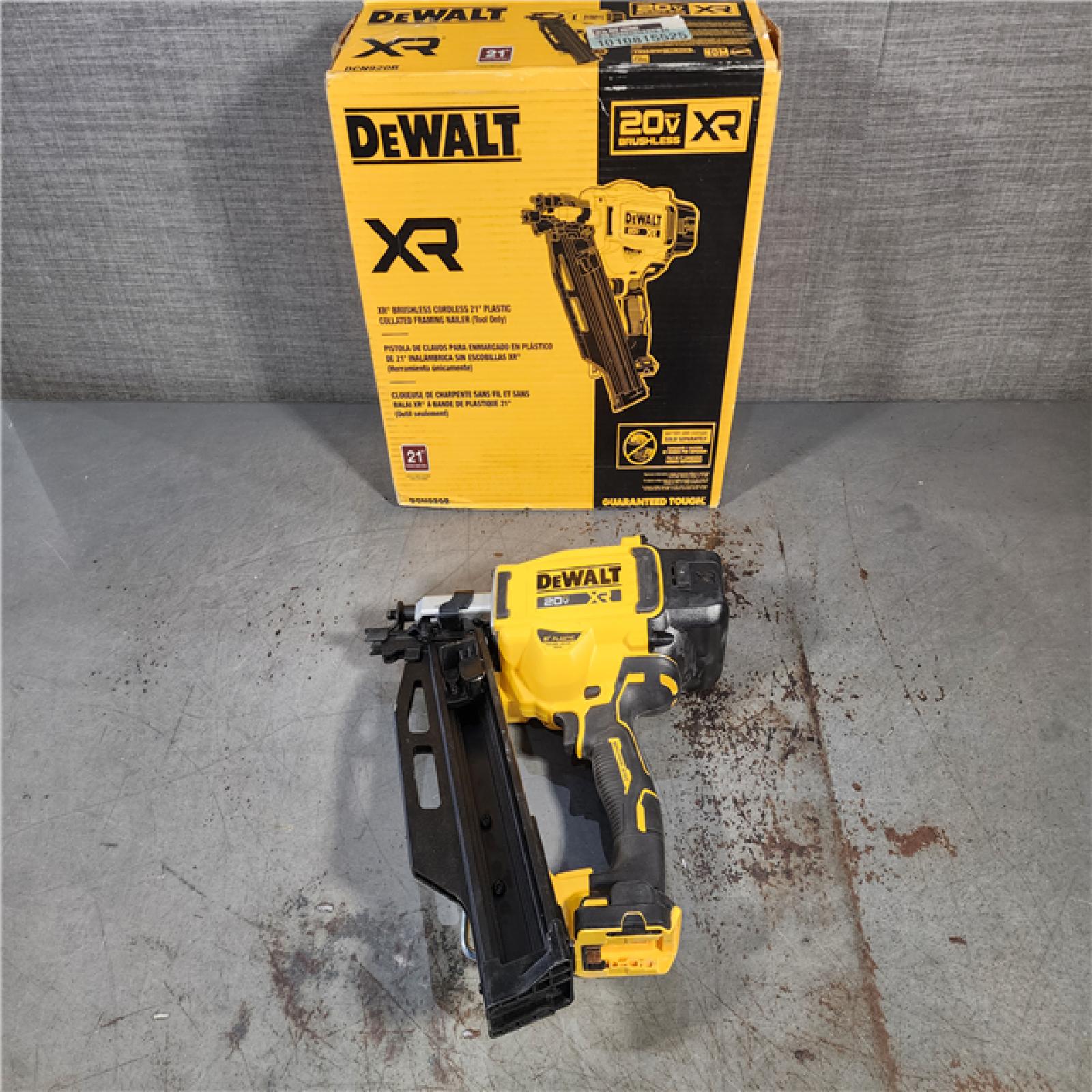 HOUSTON LOCATION - AS-IS DEWALT 20-Volt 21Â° Cordless Framing Nailer (Tool-Only)