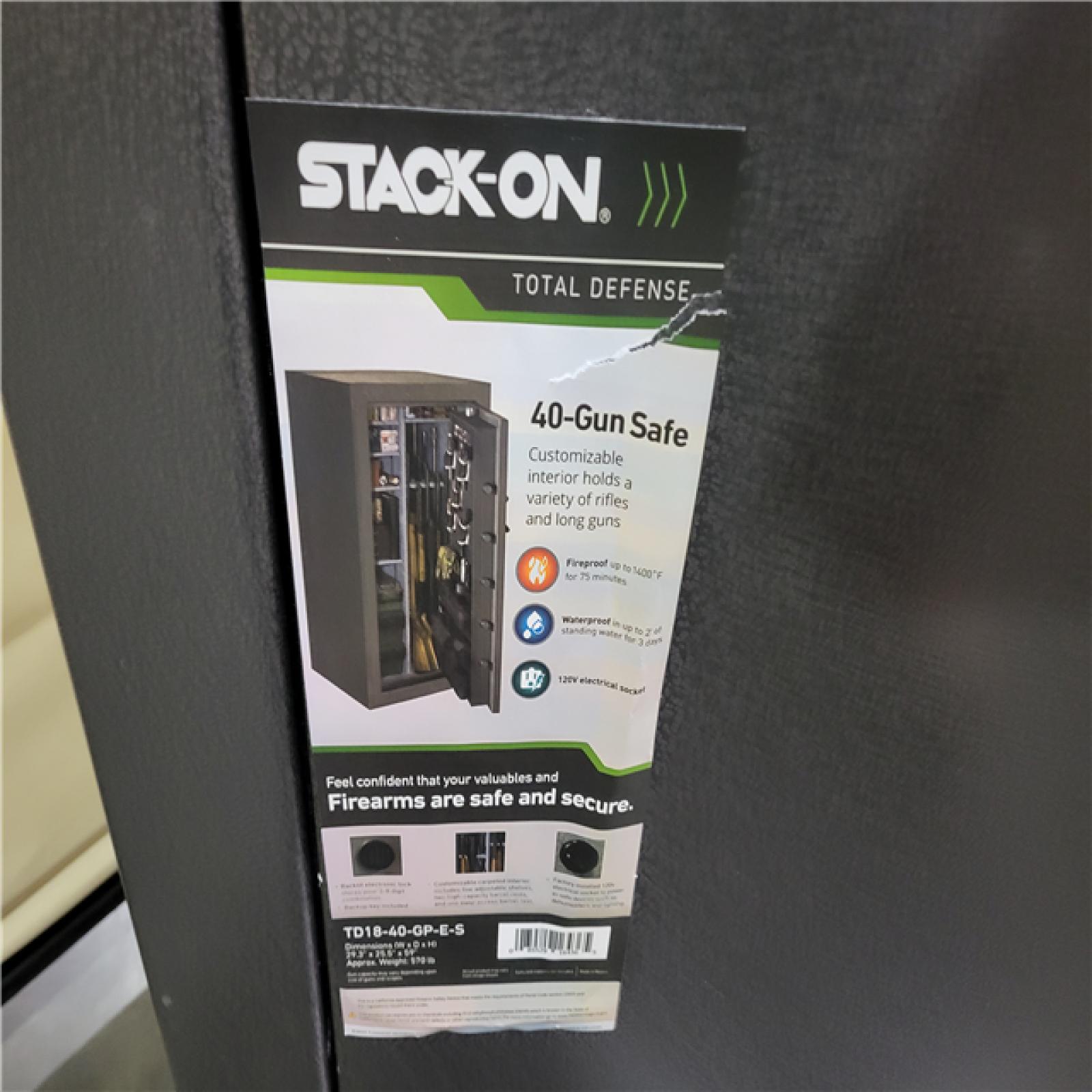 CALIFORNIA AS-IS STACK-ON 40-GUN SAFE