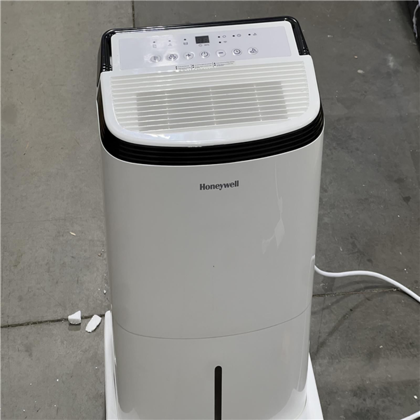 AS-IS Honeywell 4000 Sq. Ft. Energy Star Smart Dehumidifier for Home Basements & Large Rooms, with WiFi, Alexa Voice Control and Anti-Spill Design