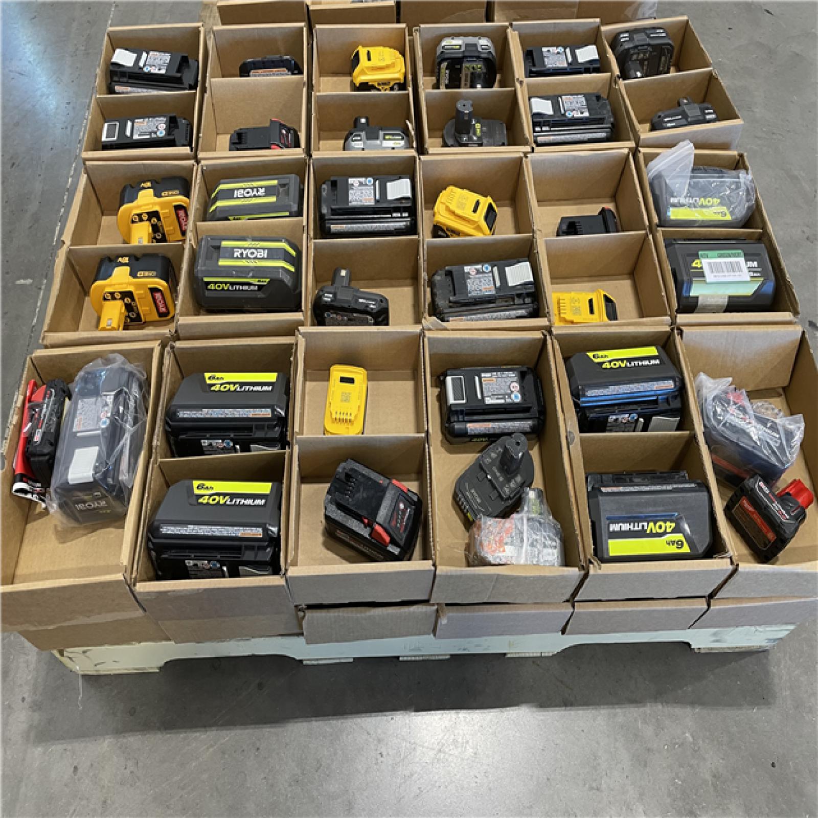 DALLAS LOCATION - AS-IS BATTERY PALLET