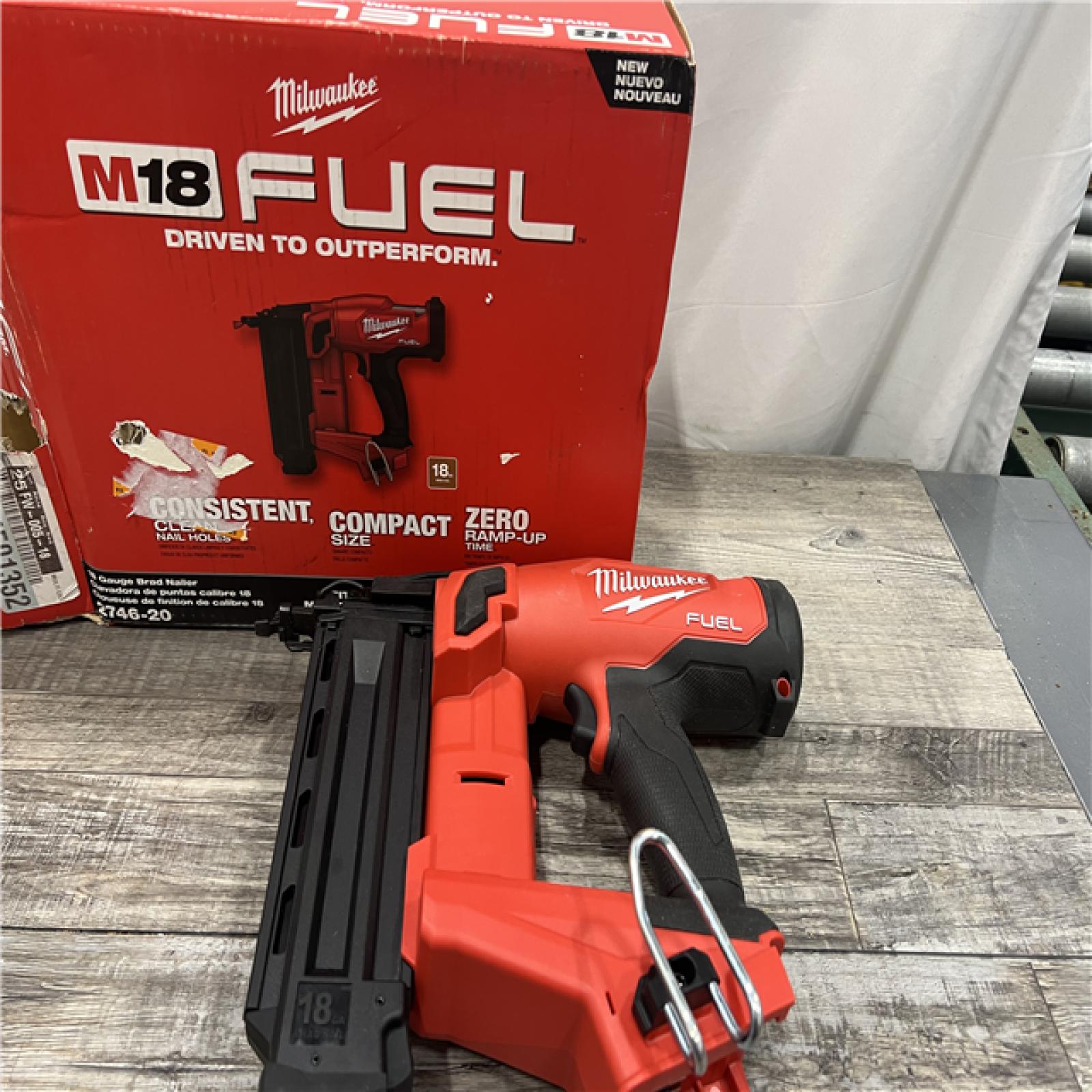 AS-IS Milwaukee M18 Fuel 18V Brushless 18-Gauge Brad Nailer 2746-20 (Bare Tool)