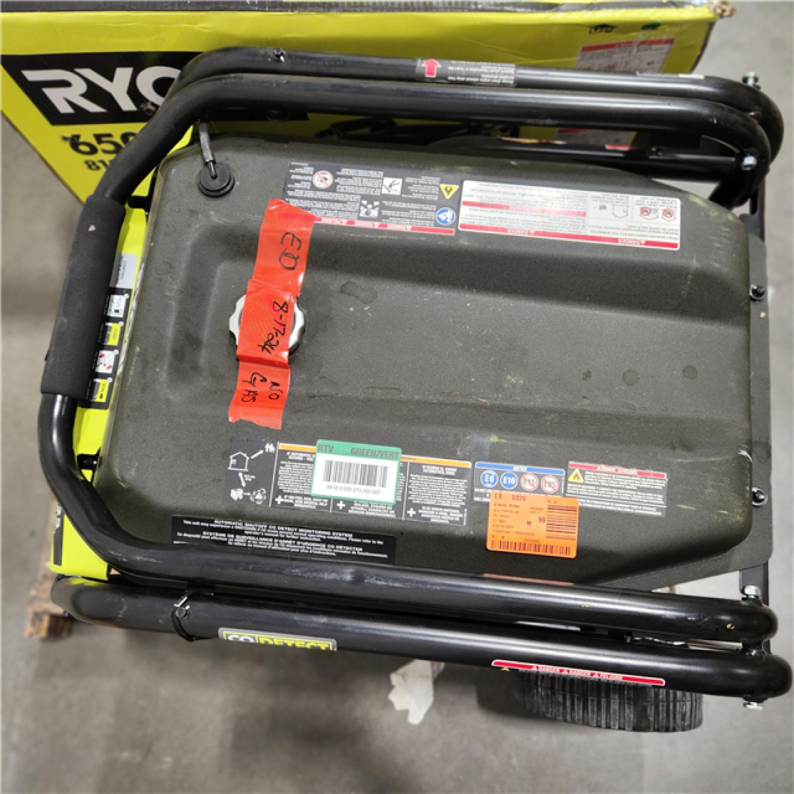 Dallas Location - As-Is RYOBI 6500-Watt Gasoline Generator .