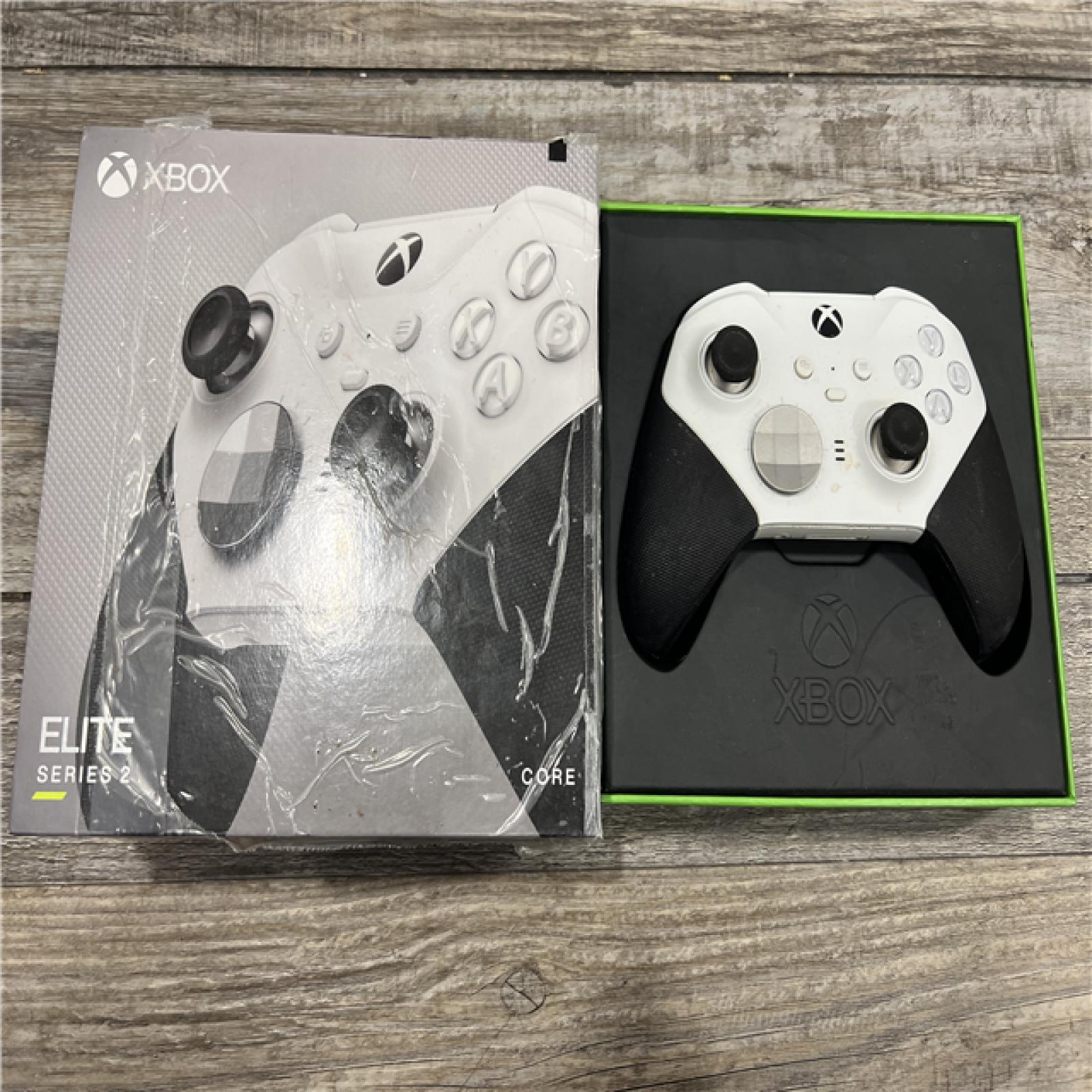 AS-IS Microsoft - Elite Series 2 Core Wireless Controller for Xbox Series X, Xbox Series S, Xbox One, and Windows PCs - White