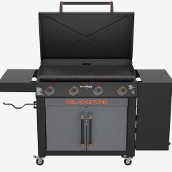 DALLAS LOCATION - Blackstone 36 Culinary Omnivore Griddle with Side Table 4-Burner Liquid Propane Flat Top Grill PALLET - (4 UNITS)