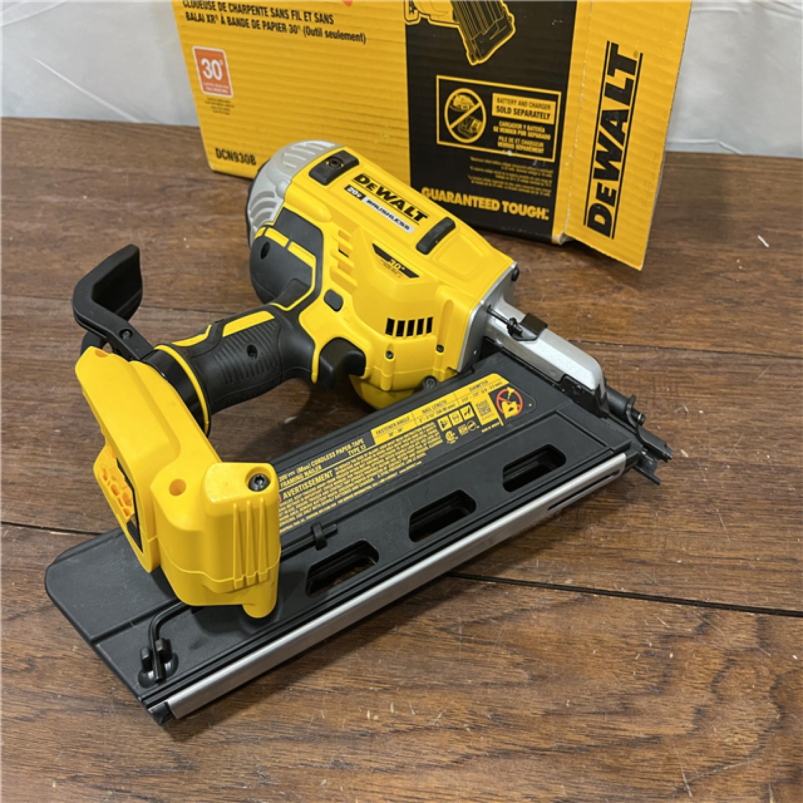 AS-ISDEWALT 20-Volt 30Â° Cordless Framing Nailer (Tool-Only)