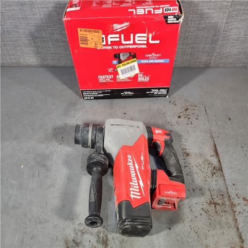 HOUSTON LOCATION - AS-IS Milwaukee 2915-20 M18 FUEL 18-Volt Lithium-Ion Brushless Cordless SDS-Plus 1-1/8 in. Rotary Hammer Drill (Tool-Only)