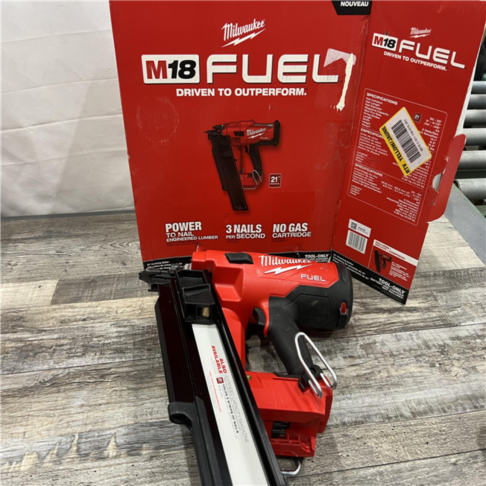 AS-IS Milwaukee 2744-20 M18 FUEL 21-Degree Cordless Framing Nailer (Tool Only)