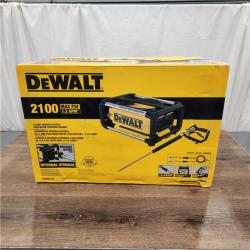 AS-IS DeWalt 2100 PSI 13 Amp Cold Water Electric Pressure Washer with Internal Equipment Storage