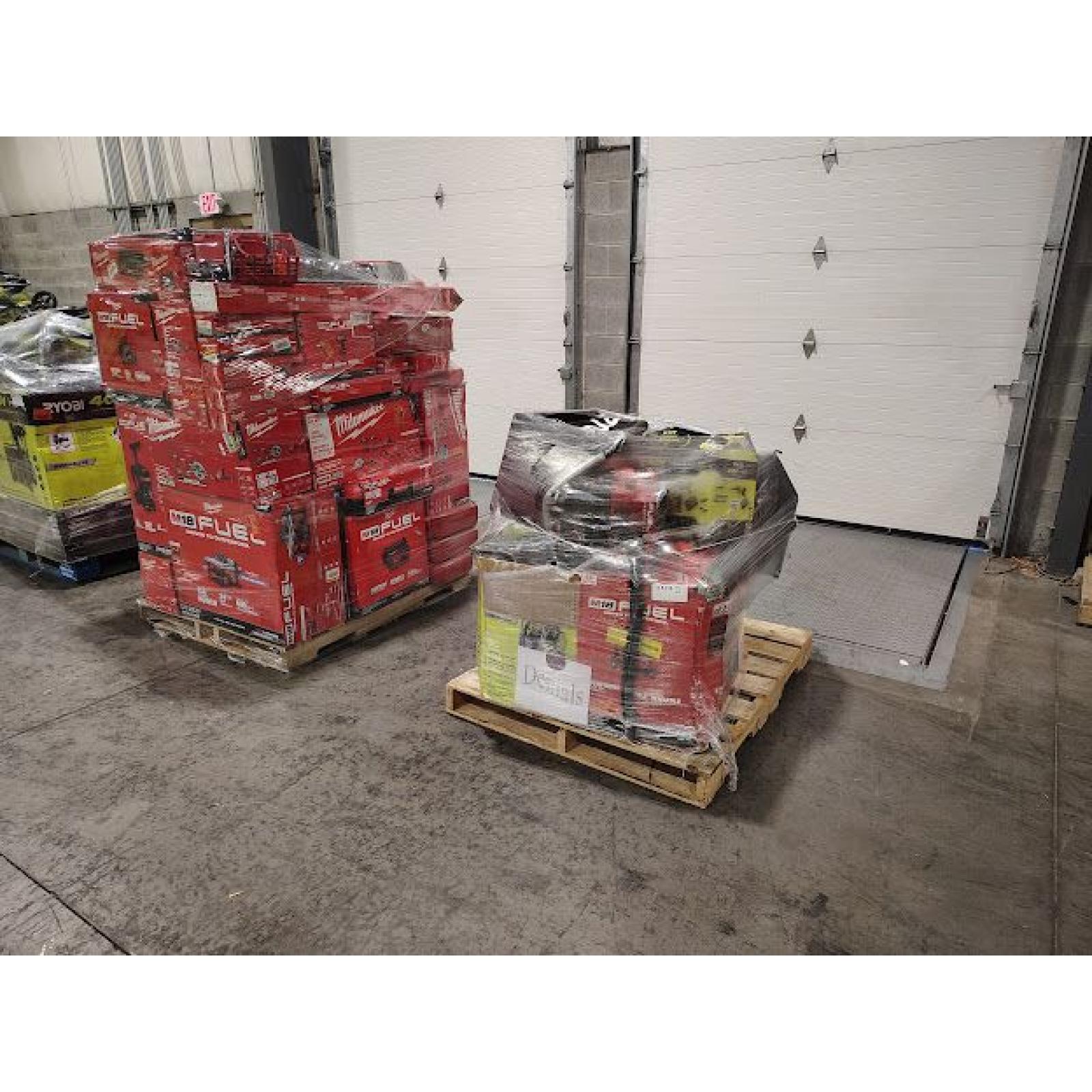 Pittston Location As-Is Power Tools Partial Truckload (3 pallets) 1358298-D