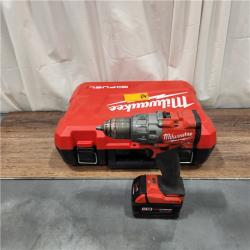 AS IS Milwaukee 2904-22 Hammer Drill Driver Kit with Batteries  Charger & Tool Case  Red