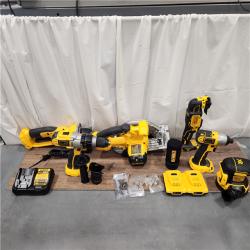 AS IS Dewalt 20-Volt MAX ToughSystem Lithium-Ion 6-Tool Cordless Combo Kit