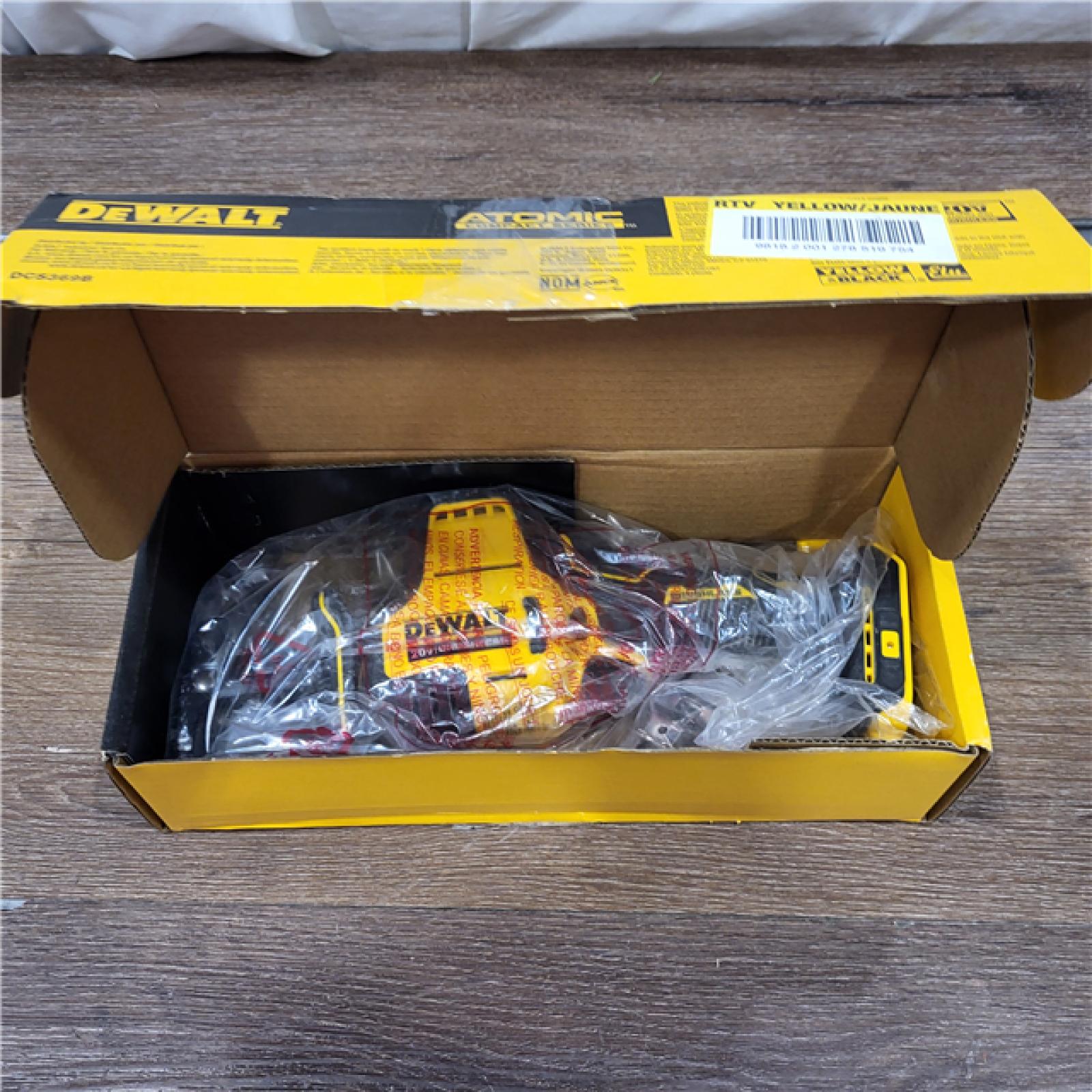 AS-IS Dewalt DCS369B ATOMIC 20V MAX Cordless One-Handed Reciprocating Saw (Tool Only)