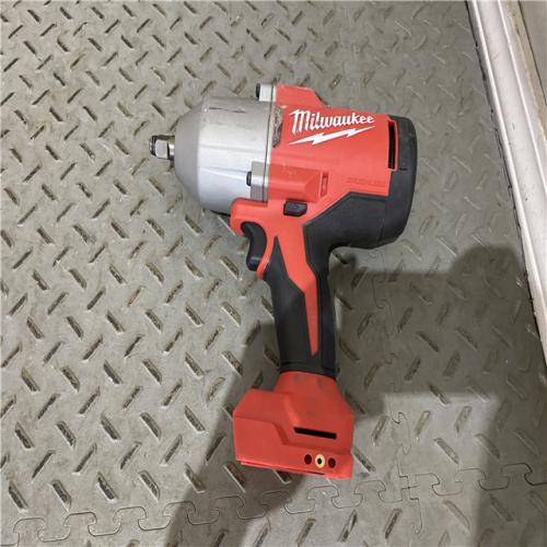 Houston location AS-IS Milwaukee 2666-20 M18 18-Volt Lithium-Ion Brushless 1/2 in. High Torque Impact Wrench with Friction Ring (Tool-Only)