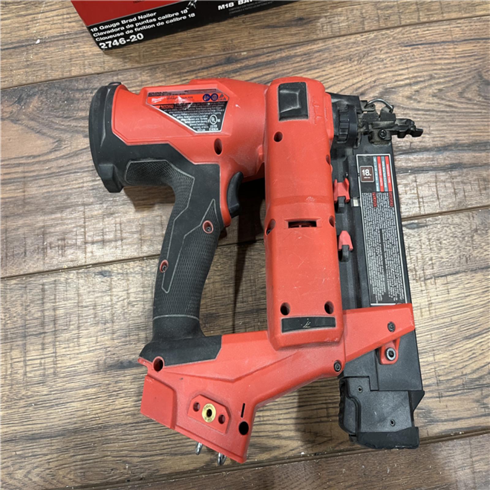 AS-IS Milwaukee M18 FUEL 18 Gauge Brad Nailer