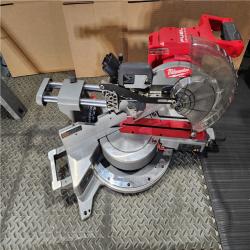 HOUSTON LOCATION - AS-IS M18 FUEL 18V Lithium-Ion Brushless Cordless 12 in. Dual Bevel Sliding Compound Miter Saw (Tool-Only)